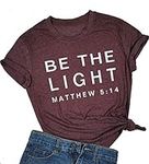 Be The Light Faith Shirts Women Jes