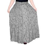 Sttoffa Women Wear Printed Skirt Grey Size (5XL, Grey, 40 Inch Length)