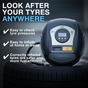 Ring Digital Tyre Inflator 450 – Portable Car Air Pump
