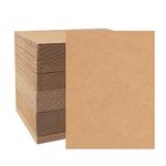 zmybcpack 200 Pack 5x7 inch Corrugated Cardboard Insert Sheets for Crafts, Flat Packaging Inserts Pads Divider Sheets for Packing, Mailing, DIY Projects