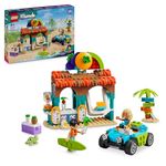 LEGO Friends Beach Smoothie Stand, Kids’ Pretend Play Food Set, Gift Idea for Girls and Boys Aged 6 and over, with 2 Mini-Dolls, a Turtle Figure and Accessories 42625