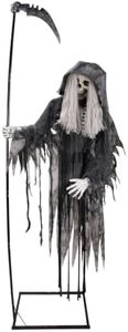 Haunted Hill Farm 7.4-Ft. Floating Reaper Halloween Animatronic