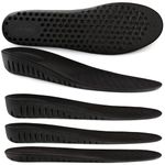 Ailaka Height Increase Insoles for Men Women, Honeycomb Shock Absorbing Cushion Insoles, Replacement Full Length Sports Shoe Height Inserts Height Elevation