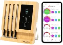 MEATER Block: 4-Probe Premium WiFi Smart Meat Thermometer | for BBQ, Oven, Grill, Kitchen, Smoker, Rotisserie | iOS & Android App | Apple Watch, Alexa Compatible | Dishwasher Safe