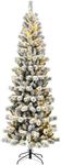 DORTALA Pre-lit Christmas Tree, 8FT