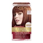 L’Oréal Paris Excellence Crème Permanent Hair Color, E46 Copper Red Brown, 100% Grey Coverage, Hair Dye, 1 EA (Packaging May Vary)