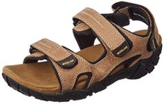 Woodland Men's Paris Khaki Leather Sandal-7 UK (41 EU) (GD 3250119NW)