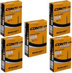 Continental Race 28 700 x 20-25c Bike Inner Tubes with 60mm Presta Valve (Set of 5),Black