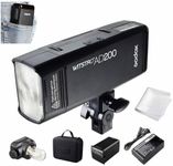 Godox AD200 200Ws 2.4G TTL Flash Strobe 1/8000 HSS Cordless Monolight with 2900mAh Lithimu Battery and Bare Bulb/Speedlite Fresnel Flash Head to Cover 500 Full Power Shots and Recycle in 0.01-2.1 Sec