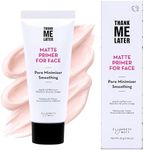 Elizabeth Mott Thank Me Later Face Primer - Mattifying Makeup Base Primer for Smooth Skin - Pore Minimizer, Helps Smooth Fine Lines - Long-Lasting, Lightweight, Leaping Bunny Certified, 30g