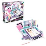 Style 4 Ever Fashion Designer Studio, Real Adhesive Fabrics, Design from Scratch, Stickers, Gems, Pencils, Gluestick + More!