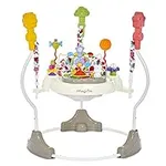 Dream On Me Zany 2-in-1 Baby Activity Center and Bouncer in Elephant Print, Sturdy and Strong Frame, 3 Height Positions, 360° Rotating Seat, 12 Songs with Flash Lights
