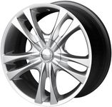 Sacchi S62 262 Hypersilver Wheel with Machined Face (16x7")