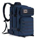 MEWAY 42L Military Tactical Backpack Large Army Rucksacks Bag Outdoors Hiking Daypack Hunting Backpacks（Blue）