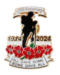 2024 Poppy Badges and Pins Brooch Remembrance Day Never Forget Badge Veterans Memorial Armistice Day (1pc)