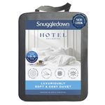 Snuggledown Luxurious Hotel Super King Duvet -13.5 Tog Warm Winter Premium Quilt Ideal for Cold & Chilly Nights - Soft Touch Cover, Hypoallergenic, Machine Washable, Size (260cm x 220cm)