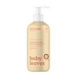 ATTITUDE Baby 2-in-1 Shampoo and Body Wash, EWG Verified, Dermatologically Tested, Vegan, Pear Nectar, 473 mL