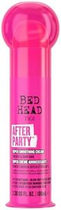 Bed Head by TIGI After Party Smoothing Cream, Anti Frizz Hair Styling Cream with Castor Seed Oil for Wet or Dry Styling, Tames Flyaways & Static, High Shine Gloss, 100ml