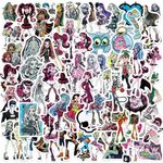 AUCEKO Monster High Sticker Pack of 70 Monster High Sticker Set Waterproof Vinyl Stickers for Laptop Children Cars Motorcycle Bicycle Skateboard Luggage Suitcase Computer Sticker Graffiti Decal