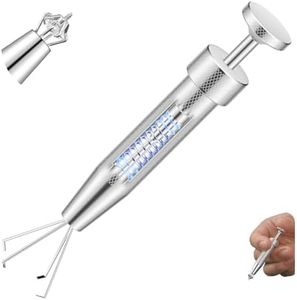 ONEBLOOMUNIVERSE Piercing Taper Tool for Changing Jewelry - 14G-20G Stainless Steel Flat Back Earrings Applicator Tool Threadless Insertion Pin Thread Body Piercing Kit for Ear Nose Lip