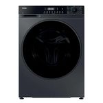 Haier X Series 5 12kg Wash + 8kg Dry Freestanding Washer Dryer, 1400 RPM, A-20% Rated, I-Refresh, hOn App, 16 Programmes, Smart Dual Spray, Graphite & Black Door, 63x60x85 cm - HWD120BP14357GUK