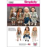 Simplicity Creative Patterns 1392 Steampunk Costume for 18-Inch Doll