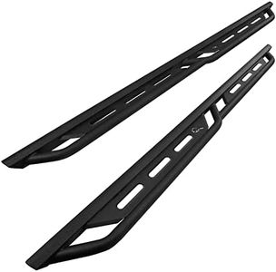 IRONBISON Running Boards Fit 2022-2023 Toyota Tundra CrewMax Heavy Duty Tundra Side Steps Steel Nerf Bars Step Rails Rock Sliders Heavy Texture Black 2pcs