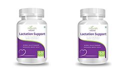 Natures Velvet Lifecare Lactation Support Herbal Formulation For Nursing Mothers 500 Mg - 60 Veg Caps (1+1)