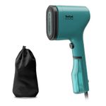 Pure Pop Slim Handheld Clothes Steamer, No Ironing Board Needed, Ready to Use in 15 Seconds, 70ml Detachable Water Tank, Travel Iron, Garment Steamer, Green, DT2024