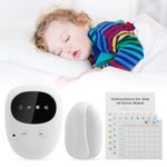 Wireless Bed Wetting Alarm,USB Rechargeable Bed Wetting Alarm Children with High Sensitivity Sensor,Bedwetting Sensor Monitors with Sound and Vibration for Kids and Elderly