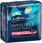 Libra Invisible Pads Super with Wings - 10 pack