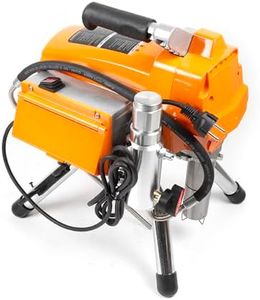 Spruzzatore professionale Airless, 3000 W, spruzzatore di vernice, regolazione della pressione, 23 Mpa, ad alta pressione, sistema di spruzzo a colori Airless 2,7 L/Min (giallo)