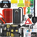 AUTODECO Car Emergency Kit Roadside Emergency Car Kit 105pcs