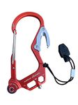 OUTDOOR ELEMENT The Fire Escape A Fire-Starting, Every-Day-Carry, Emergency Tool Carabiner (Red Rocks (Red))