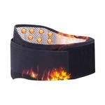 Heated Back Support Belt Self Heating Waist Brace Magnetic Therapy Lumbar Support Belt Back Brace Adjustable Waist Kidney Warmer Abdomen Belt Lower Back Support Belt for Women Men Back Pain Relief