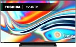Toshiba UF3F 55 Inch Fire 4K HDR TV, TRU Picture Engine, HDR10, Dolby Vision & Atmos, Sound by Onkyo, DTS Virtual X, Alexa Voice Remote