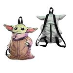 The Child Star Wars Baby Yoda 3D Shaped Plush Backpack - Collectible Baby Yoda Plush Star Wars Backpack 3D Figure Design, Movie Character Toy Knapsack, Travel Bag, Purse & Schoolbag for Kids & Adults