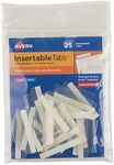 Avery Index Tabs with Printable Inserts, 1-1/2", Self-Adhesive, 25 Tabs Total (16230)