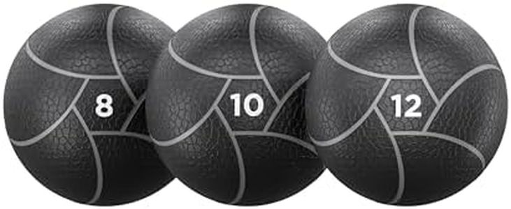 Power Systems 10" Elite Power Medicine Ball - Gray/Black (3 Ball Kit - 8lb, 10b & 12lb)
