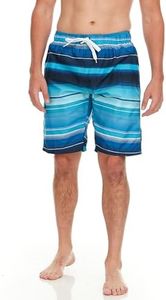 Kanu Surf Men's Barracuda Swim Trunks (Regular & Extended Sizes), Horizon Navy, Large