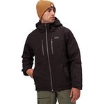 Helly-Hansen Men's Juniper 3.0 Waterproof Insulated Ski Jacket, Black, 2 X-Large