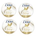 DOVE Body Love SILKY Pampering BODY CREAM (Pack of 4) 300ml each - For all Skin types