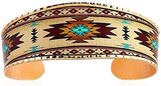 FRONT LINE JEWELRY Native American Bracelets Cuff Open Cuff Made From 99.9% Pure Solid Copper with a Gift Box; Showcase Captivating Animal/Frida/Sasquatch/Skull Designs More, 6 20 inch, Copper,