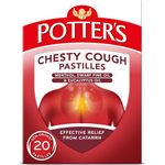 Potter's Chesty Cough Pastilles, Non-Drowsy, Pack of 20 (Packaging May Vary)