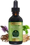 Go Nutrients Adrenal Edge Stress Relief & Cortisol Management Supplement with Astragalus Ginkgo, Eleuthero Supports Healthy Energy Levels, Promotes Restful Sleep & Adrenal Health 2.0 oz. | 48 Servings