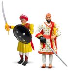 NIRMAN TOYS - Swarajyache Shiledar - (Maharaj & Pant Pratinidhi) Combo Pack of Action Figure with Accessories | Combo Pack of 2