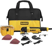 DEWALT Oscillating Tool Kit, Corded, 3-Amp, 29 Pieces (DWE315K) , Yellow