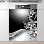 AOHMPT Dishwasher Magnet Sticker Cover Panel Decal Refrigerator Magnetic Sticker Decorative for Kitchen Decoration,Fridge Door Cover,Home Appliances Decor Stickers 23"x26"