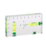 GUMEI High Precision Transparent Two Direction Magnetic Level Bubble Mini Level