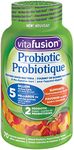 Vitafusion Probiotic Adult Gummies, 2 Probiotic Strains, 5 Billion Active Cells Per Dosage, Supports Gastrointestinal Health, 70 Count, 1 Month Supply, Vegetarian Gummies